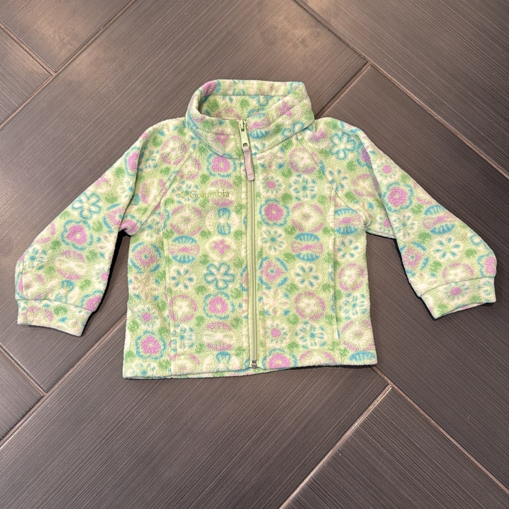 Girls Columbia Fleece Jacket | Size 24 mo.